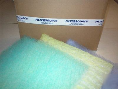 Paint spray booth filters 20X20 15GRAM neshap 98%