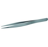 Swiss-made tweezer, stainless steel, style 00 46-240