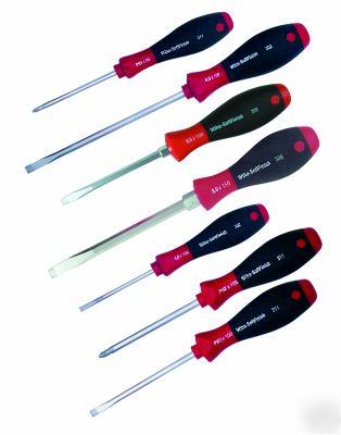 Wiha woodworker 7 piece soft finish screwdriver set 