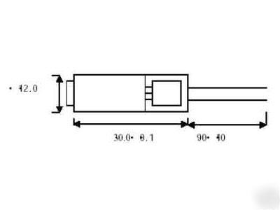 405NM 5MW blue laser module 3.2V to with adj. lens