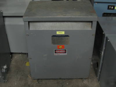 45 kva transformer pri 480V sec 208Y/120 3 ph dry type