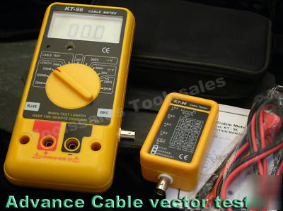 96 catv cat-5 bnc network cable tv length vector tester