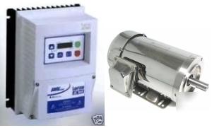 Ac tech 1.5HP ac drive & stainless steel motor vfd 