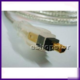 10 ft 3 m 4P to 4P firewire ieee 1394 gold plated cable