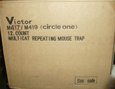 12 victor multicat repeating mouse traps