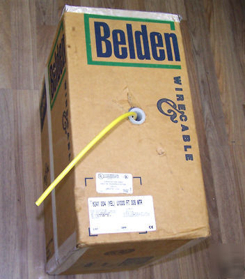 820+ feet belden 8241 yellow coaxial analog video cable