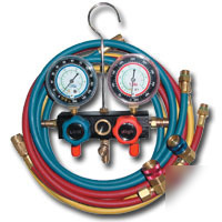 Aluminum block manifold gauge set MTN8220