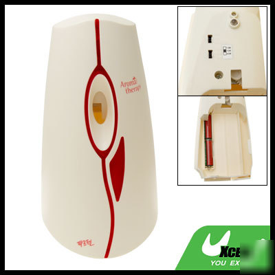 Automatic aerosol air freshener dispenser w 2LED light