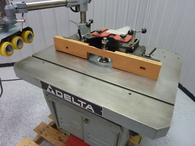 Delta invicta RS15 7.5HP shaper powerfeed video demo