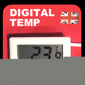 Digital lcd display panel thermometer temperature meter