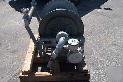 Electric fuel hose reel marina wind up stainless steel