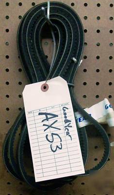 Goodyear AX53 hy-t wedge premium industrial cog v-belts