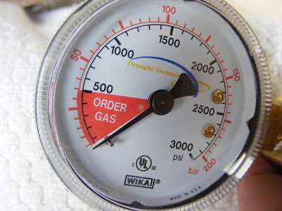 Guinness nitrogen kegerator draft beer regulator valve
