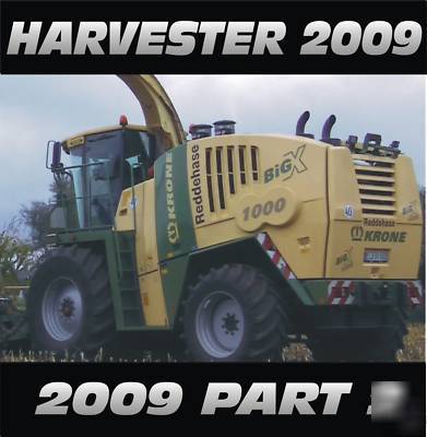 Harvester 2009 part 2 big-x 1000 tractor farming 2X dvd