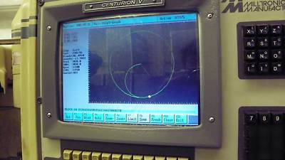 Milltronics partner 6 cnc vertical machining center 