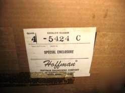 New - lot of 4 - hoffman special enclosures p/n 5424-c