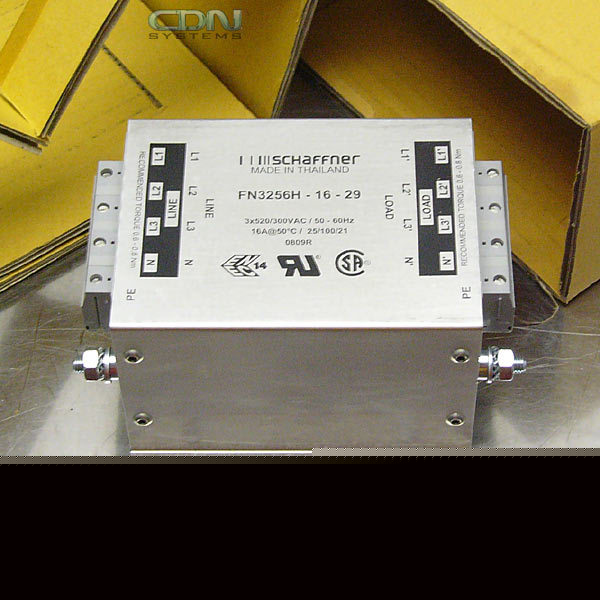 New schaffner FN3256H-16-29 power emi emc filter 3PHASE