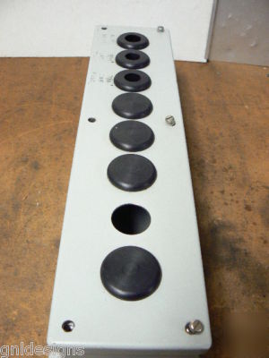 Rittel electromate 8-pushbutton enclosure 18X4X4 12/13 