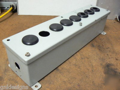 Rittel electromate 8-pushbutton enclosure 18X4X4 12/13 