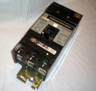Square d KA36200 circuit breaker, 200 amp i-line refurb