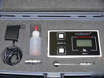 Wibget model rss-214 heat stress monitor