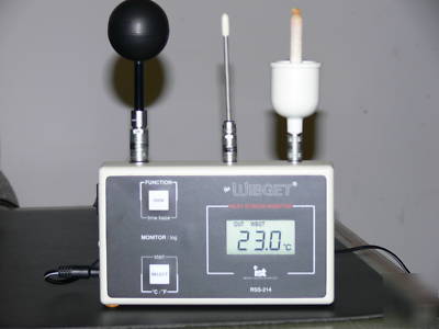 Wibget model rss-214 heat stress monitor