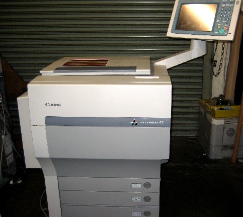 Canon imagepress C1 color copier with Q1 print, repo