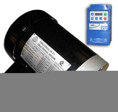 1/2 hp c-face var. motor spdctrl pkg 56C 3PH free ship
