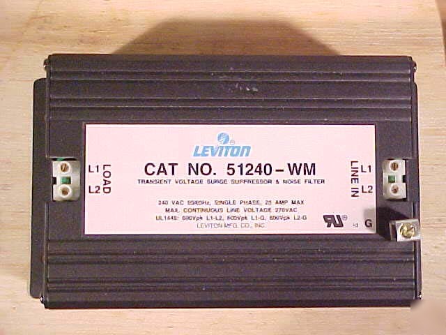 240V leviton tvss & noise oem filter 51240-wm