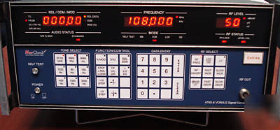 Collins 479S-6A vor ils nav signal generator fresh cal