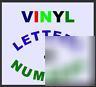 Costom vinyl letters numbe pre-spaced signs a boards 