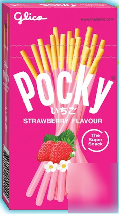Glico pocky classic strawberry flavour biscuit stick