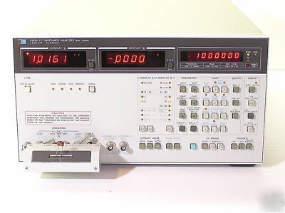 Hp 4192A lf impedance analyzer lcr with 16047A