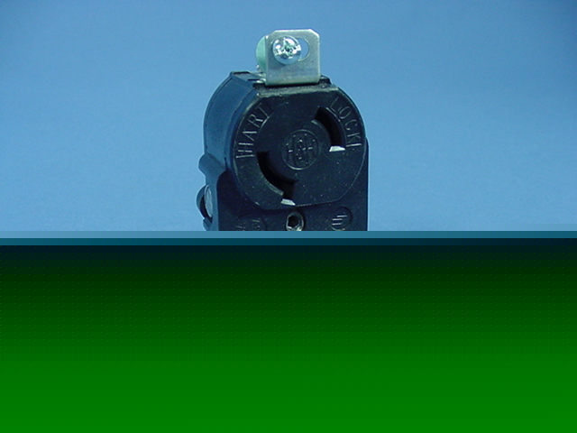Leviton L1-15 locking duplex receptacle outlet 15A 125V