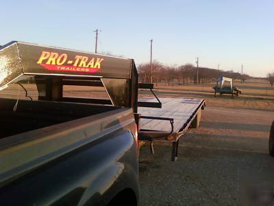 New 2010 32' gooseneck equipment trailer with dovetail