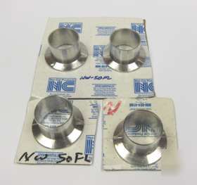 New 4 nor-cal kf-50 stainless half nipples flanges weld