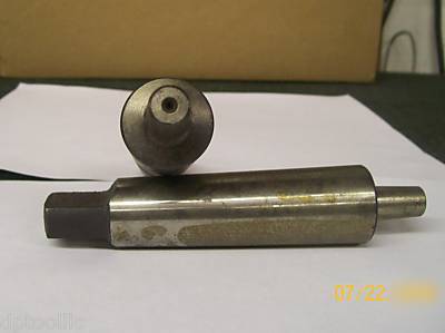New 4MT with 2JT drill chuck arbor