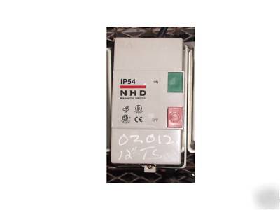 New heavy duty 5 hp magnetic starter from 12