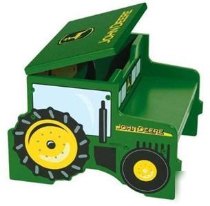 New john deere step-n-store step stool with storage 