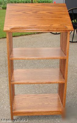 New podium dictionary stand lecturn mission oak 