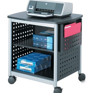 New safcoÂ® scootâ„¢ desk side printer stand brand 
