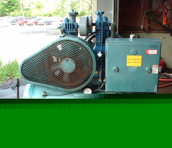 Quincy air compressor ~ twin pumps ~ model 108