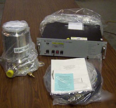 Seiko seiki stp-H200C, turbo pump & controller, #040217