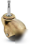 Set of 4 shepherd baron swivel casters w/wood grip stem