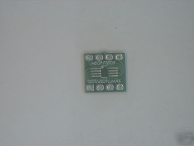 Smt smd to dil 8 msop 8 tssop 8 pcb surface mount