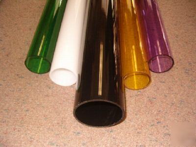 T. red round acrylic tube 2X1-3/4 (72
