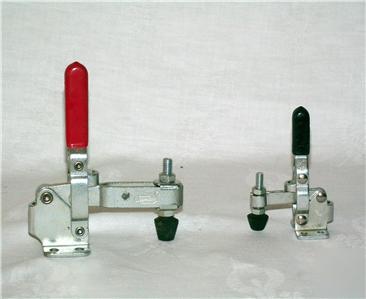 Two vertical hand toggle clamps goodhand series 12130