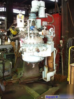 Used- g.h. hicks and sons bench scale reactor, 20 gallo