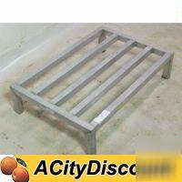 Used kelmax walk-in alum 36X24 dunnage storage rack