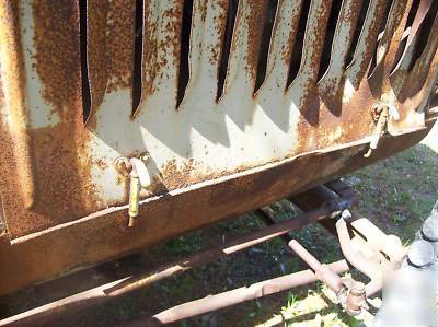 Vintage mccormick deering 1020 side curtians shields 